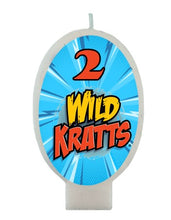 Load image into Gallery viewer, Choose Age, Wild Kratts Birthday Candle