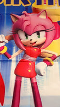 Load image into Gallery viewer, Sonic Birthday Backdrop 3.3ft x 5ft, Amy Shadow Tails Knuckles, made from fabric