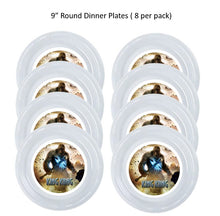 Load image into Gallery viewer, 8pk King Kong vs Godzilla Clear Plastic Disposable Party Plates, Choose Size