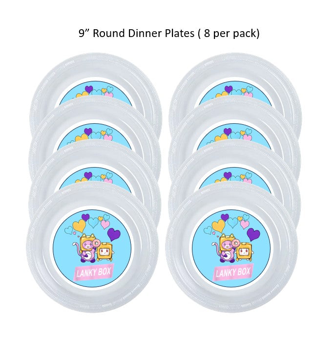 8 inch 2024 clear plastic plates