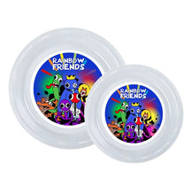 Load image into Gallery viewer, Rainbow Friends Birthday Party Plates
