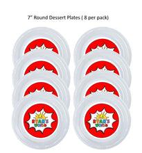 Load image into Gallery viewer, 8pk Ryan's World Clear Plastic Disposable Party Plates, Choose Size
