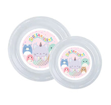 Load image into Gallery viewer, 8pk Squishmallows Clear Plastic Disposable Party Plates Choose Size