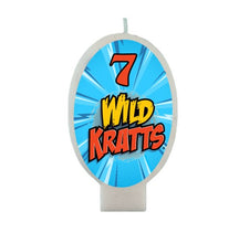 Load image into Gallery viewer, Choose Age, Wild Kratts Birthday Candle