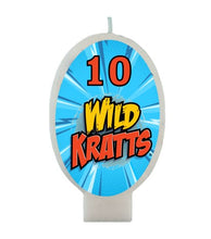 Load image into Gallery viewer, Choose Age, Wild Kratts Birthday Candle