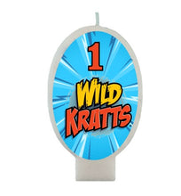 Load image into Gallery viewer, Choose Age, Wild Kratts Birthday Candle