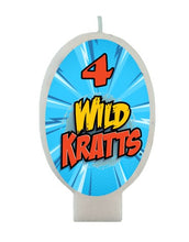 Load image into Gallery viewer, Choose Age, Wild Kratts Birthday Candle