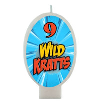 Load image into Gallery viewer, Choose Age, Wild Kratts Birthday Candle