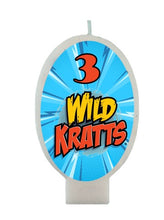 Load image into Gallery viewer, Choose Age, Wild Kratts Birthday Candle