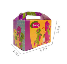 Load image into Gallery viewer, 8pk Barney Baby Bop Bj and Riff Favor Goodie Boxes, Small Size