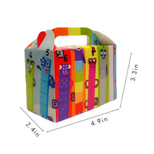 Load image into Gallery viewer, 8pk Numberblocks Favor Goodie Boxes, Small Size