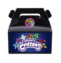 Load image into Gallery viewer, 8pk Smiling Critters Birthday Party Treat Favor Boxes, Made in the USA