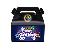 Load image into Gallery viewer, 8pk Smiling Critters Birthday Party Treat Favor Boxes, Made in the USA