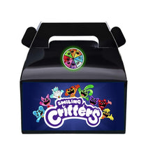 Load image into Gallery viewer, 8pk Smiling Critters Birthday Party Treat Favor Boxes, Made in the USA