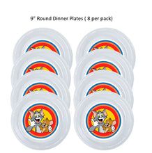 Load image into Gallery viewer, 8pk Tom and Jerry Clear Plastic Disposable Party Plates Choose Size