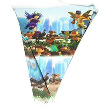 Load image into Gallery viewer, Roblox 8ft Flags Party Banner, Birthday Party Supplies Decorations