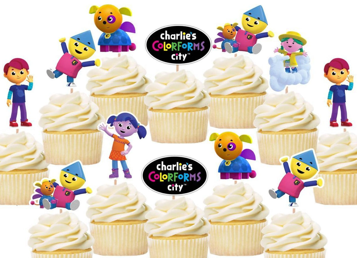 Charlie's Colorforms City Cake Topper Charlie's Colorforms City Party  Decoration/ Charlie's Chloroforms City Supplies -  Canada