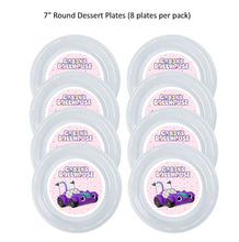 Load image into Gallery viewer, 8pk Gabby's Dollhouse Clear Plastic Disposable Party Plates, Choose Size
