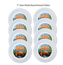 Load image into Gallery viewer, 8pk Grizzy and the Lemmings Clear Plastic Disposable Party Plates, Choose Size