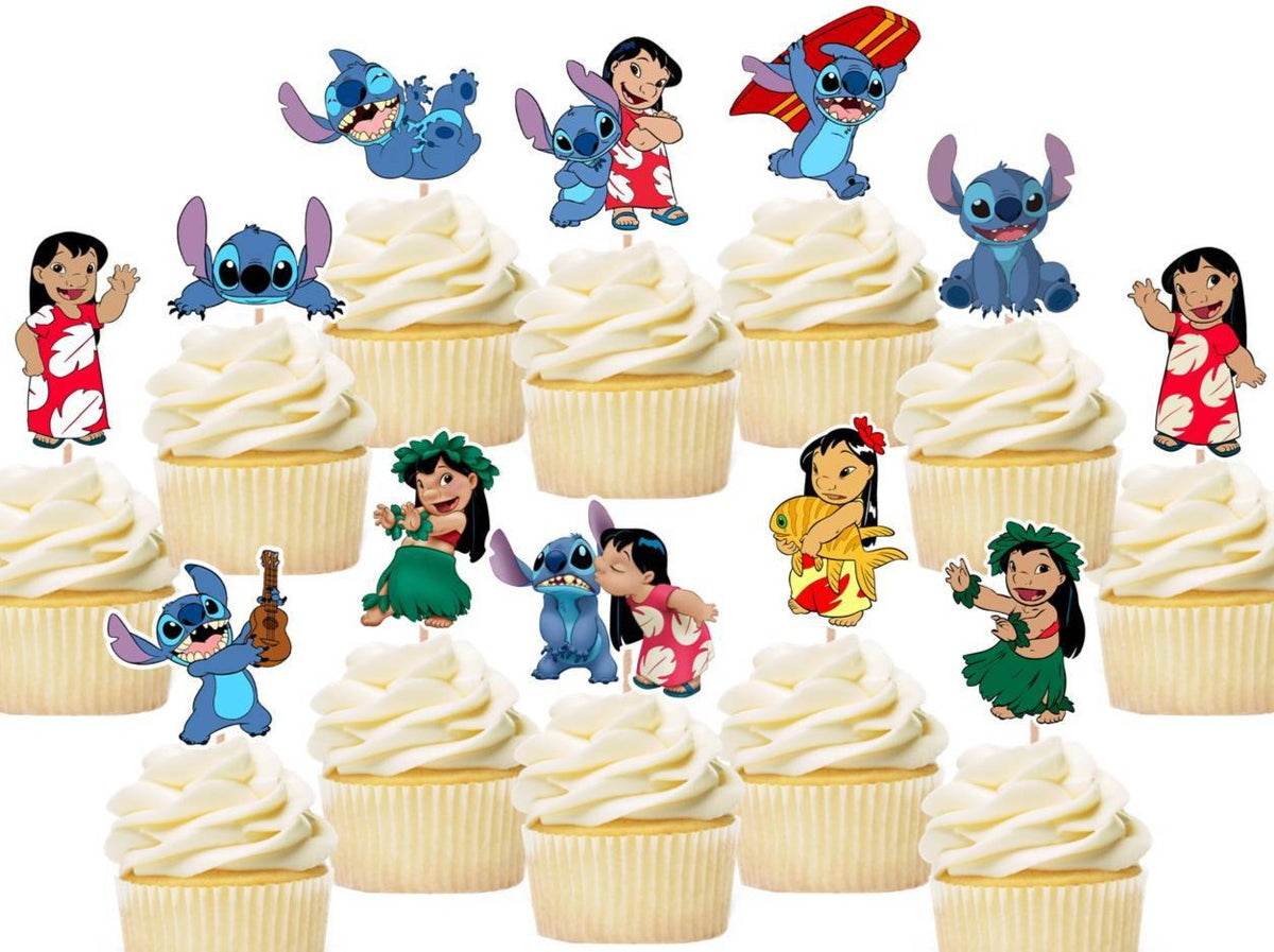 Cake Cupcake Toppers Stitch