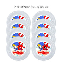 Load image into Gallery viewer, 8pk Morphle Clear Plastic Disposable Party Plates, Choose Size