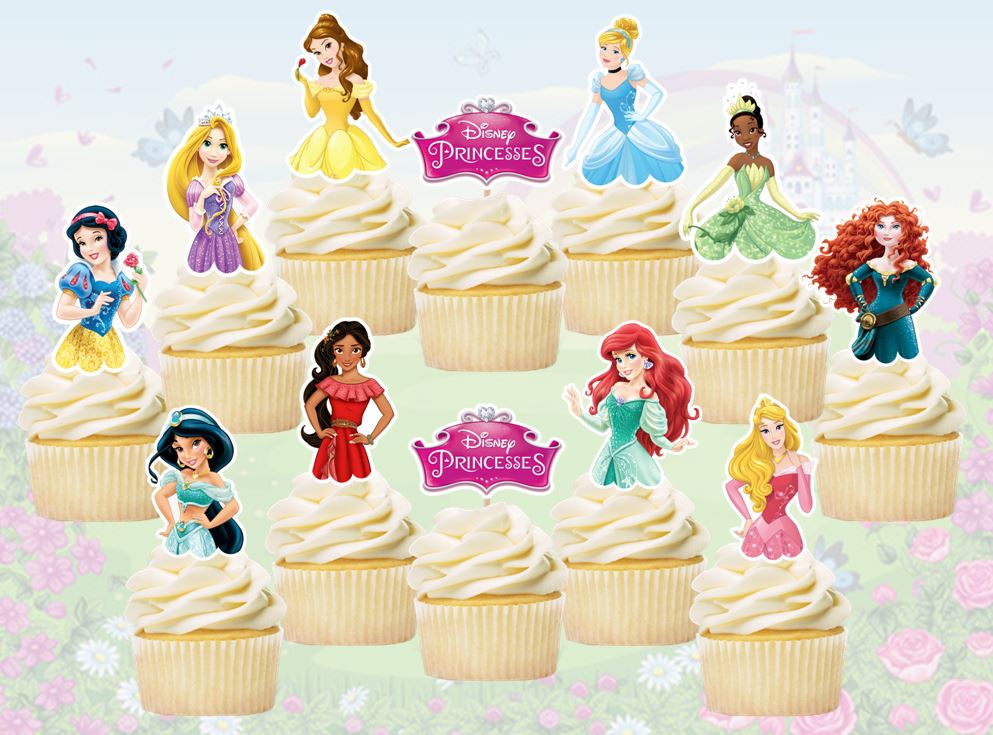 princess dress cupcake toppers 3 QTY lot VTG Princess Dress Figure Cake Cupcake Topper Toppers set