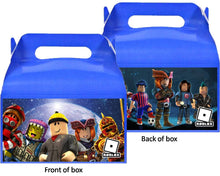 Load image into Gallery viewer, Roblox Party Favor Treat Boxes