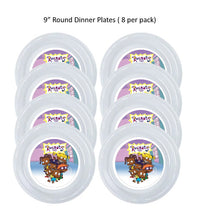 Load image into Gallery viewer, 8pk Afro Rugrats Clear Plastic Disposable Party Plates, Choose Size