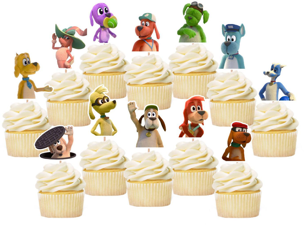 Go Dog Go Cupcake Toppers – Party Mania USA for Free Printable Dog Cupcake Toppers