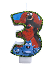 Load image into Gallery viewer, Choose Age, Grizzy and the Lemmings Birthday Candle