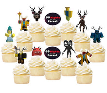 Load image into Gallery viewer, 99 Nights in the Forest Cupcake Toppers, Made in USA