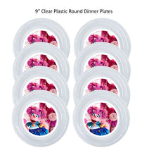 Load image into Gallery viewer, 8pk Abby Cadabby Clear Plastic Disposable Party Plates Choose Size