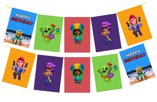 Brawl Stars Birthday Banner 