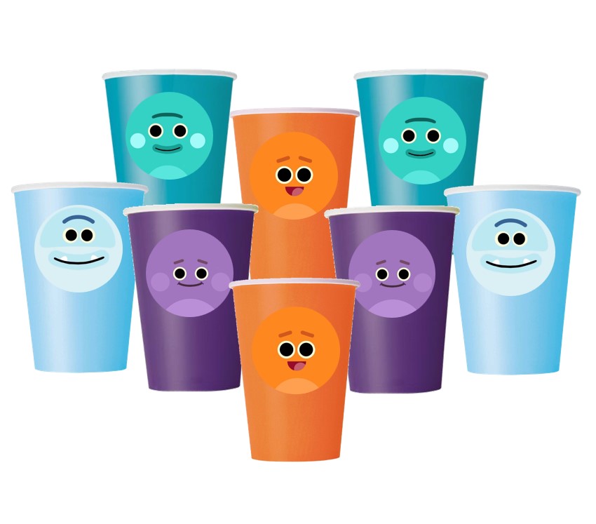 Bumble Nums Party Paper Cups