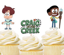 Load image into Gallery viewer, Craig of the Creek Cupcake Toppers