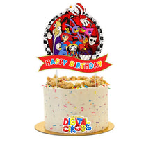Load image into Gallery viewer, Amazing Digital Circus Cake Topper
