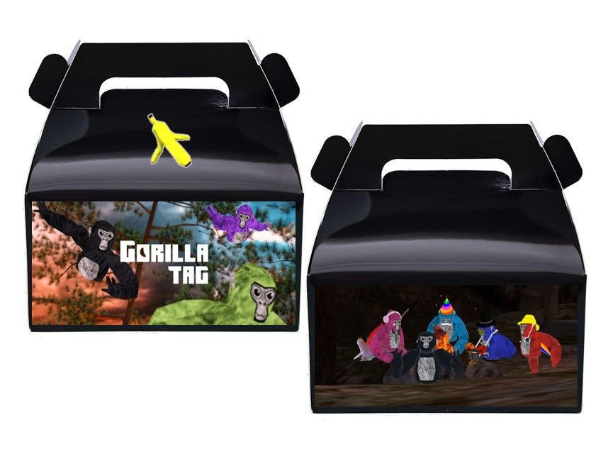 Gorilla Tag Treat Favor Boxes