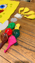 Load image into Gallery viewer, 13pc DIY Spongebob Table or Floor Balloon Column, Spongebob Party Balloons Stand Kit