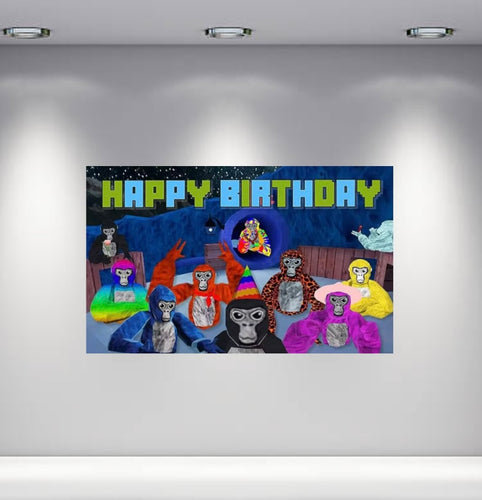 Gorilla Tag Backdrop
