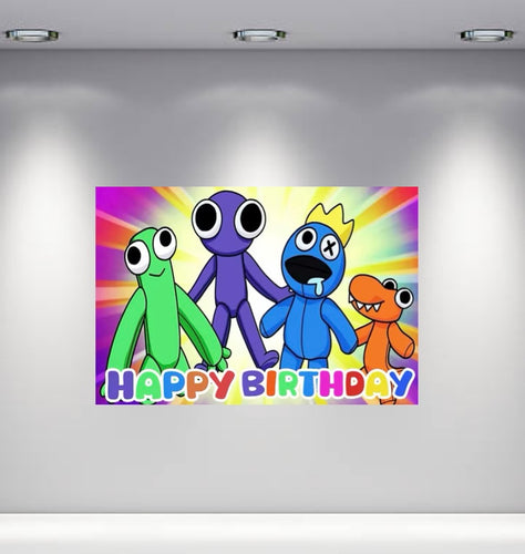Rainbow Friends Backdrop