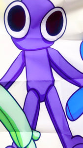 Rainbow Friends Backdrop 3.3ft x 5ft, made from vinyl
