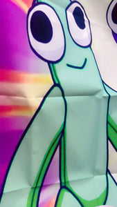 Rainbow Friends Backdrop 3.3ft x 5ft, made from vinyl