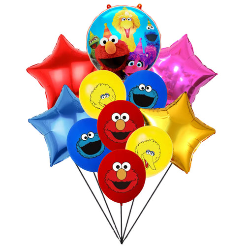 11pc Sesame Street Party Balloons Birthday Decorations