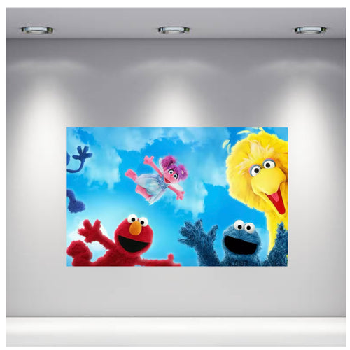 Sesame Street backdrop