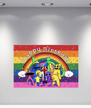 Load image into Gallery viewer, Rainbow Friends Backdrop 3.3ft x 5ft, made from vinyl