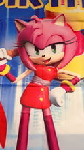 Load image into Gallery viewer, Sonic Birthday Backdrop 3.3ft x 5ft, Amy Shadow Tails Knuckles, made from fabric