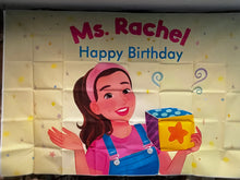 Load image into Gallery viewer, Ms Rachel Backdrop 3.3ft x 5ft, made from vinyl (defect) SALE