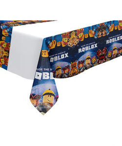 Roblox Plastic Table Cover 3.5ft x 6ft, Party Supplies Decoration