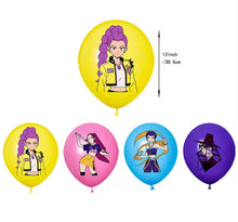 Load image into Gallery viewer, Zoey Kpop Demon Hunters Balloons, 9pc set