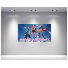 Load image into Gallery viewer, Kpop Demon Hunters Backdrop 3x5, made from fabric